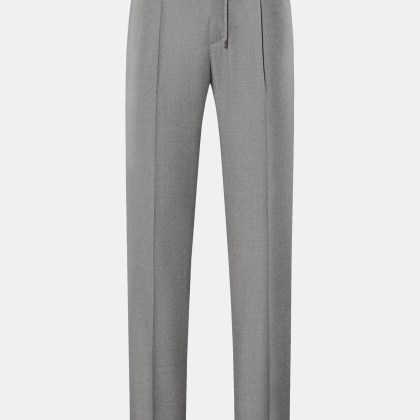 Incotex - Herren - Woll-Jogpants grau meliert Incotex - Herren - Woll-Jogpants grau meliert