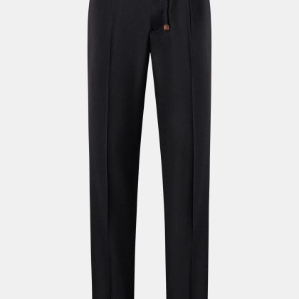 Incotex - Herren - Woll-Jogpants dark navy Incotex - Herren - Woll-Jogpants dark navy