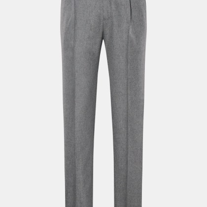 Incotex - Herren - Wollhose grau meliert Incotex - Herren - Wollhose grau meliert