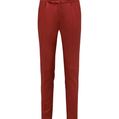 Incotex - Herren - Wollhose %27Skin Fit%27 rot Incotex - Herren - Wollhose %27Skin Fit%27 rot