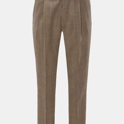 Dsquared2 - Herren - Wollhose beige/braun kariert Dsquared2 - Herren - Wollhose beige/braun kariert