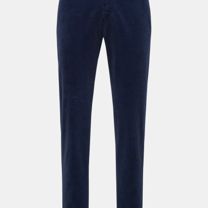 Marco Pescarolo - Herren - Cord-Jogpants %27Manu%27 navy Marco Pescarolo - Herren - Cord-Jogpants %27Manu%27 navy