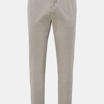 04651/ A trip in a bag - Herren - Cord-Jogpants %27Oyster%27 hellgrau 04651/ A trip in a bag - Herren - Cord-Jogpants %27Oyster%27 hellgrau