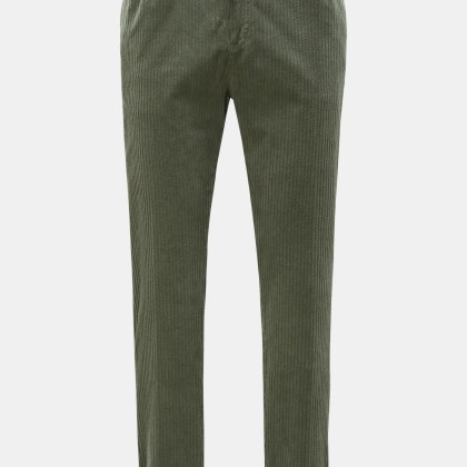 04651/ A trip in a bag - Herren - Cord-Jogpants %27Oyster%27 oliv 04651/ A trip in a bag - Herren - Cord-Jogpants %27Oyster%27 oliv