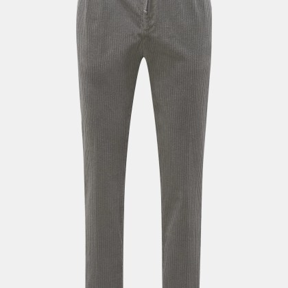 04651/ A trip in a bag - Herren - Cord-Jogpants %27Oyster%27 grau 04651/ A trip in a bag - Herren - Cord-Jogpants %27Oyster%27 grau