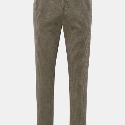 04651/ A trip in a bag - Herren - Cord-Jogpants %27Oyster%27 graugrün 04651/ A trip in a bag - Herren - Cord-Jogpants %27Oyster%27 graugrün
