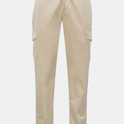 04651/ A trip in a bag - Herren - Cargo-Jogpants %27Twill Cargo%27 beige 04651/ A trip in a bag - Herren - Cargo-Jogpants %27Twill Cargo%27 beige