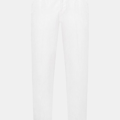 04651/ A trip in a bag - Herren - Cord-Jogpants weiß 04651/ A trip in a bag - Herren - Cord-Jogpants weiß