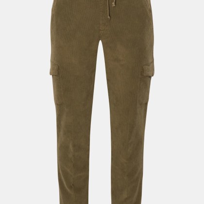 04651/ A trip in a bag - Herren - Cord-Jogpants %27Smart Cord Cargo%27 oliv 04651/ A trip in a bag - Herren - Cord-Jogpants %27Smart Cord Cargo%27 oliv