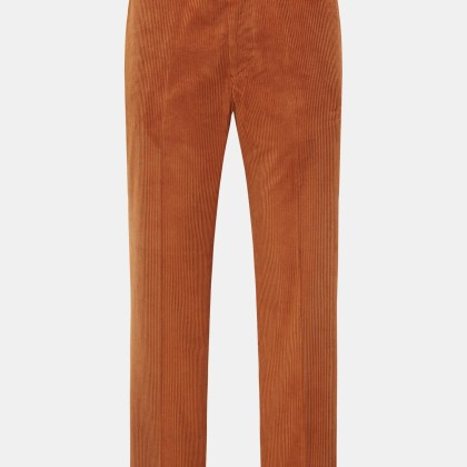 Hindustrie - Herren - Cord-Jogpants %27Velluto%27 rostbraun Hindustrie - Herren - Cord-Jogpants %27Velluto%27 rostbraun