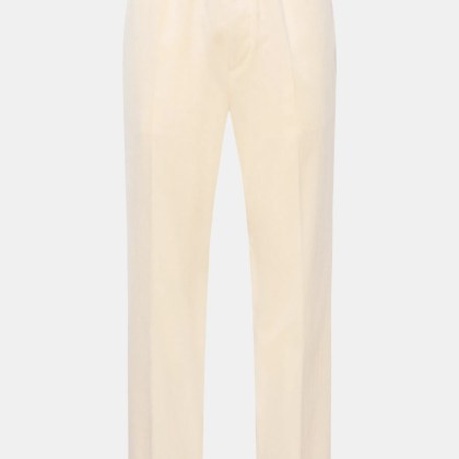 Hindustrie - Herren - Cord-Jogpants %27Velluto%27 creme Hindustrie - Herren - Cord-Jogpants %27Velluto%27 creme