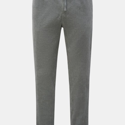 04651/ A trip in a bag - Herren - Cord-Jogpants grau 04651/ A trip in a bag - Herren - Cord-Jogpants grau