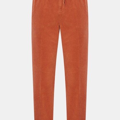 04651/ A trip in a bag - Herren - Cord-Jogpants orange 04651/ A trip in a bag - Herren - Cord-Jogpants orange