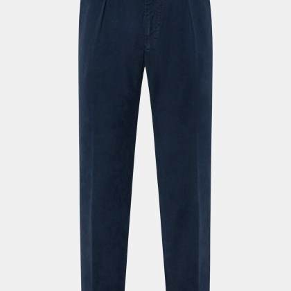 Berwich - Herren - Baumwollhose %27Chiaia%27 navy Berwich - Herren - Baumwollhose %27Chiaia%27 navy