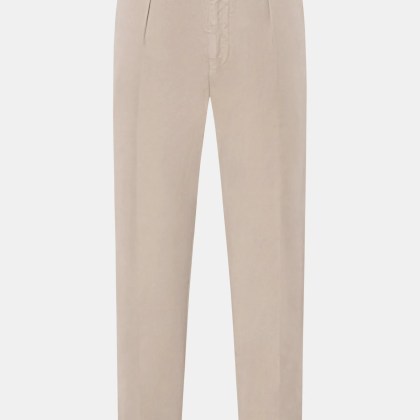 Berwich - Herren - Baumwollhose %27Chiaia%27 beige Berwich - Herren - Baumwollhose %27Chiaia%27 beige