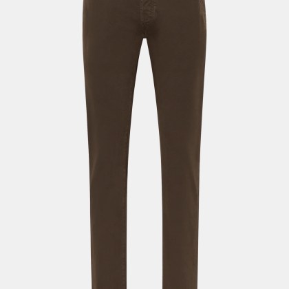 HandPicked - Herren - Chino %27Parma%27 dunkelbraun HandPicked - Herren - Chino %27Parma%27 dunkelbraun