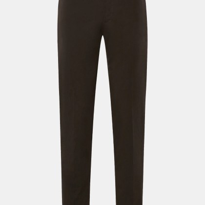 Incotex - Herren - Chino %27High Comfort%27 dunkelbraun Incotex - Herren - Chino %27High Comfort%27 dunkelbraun