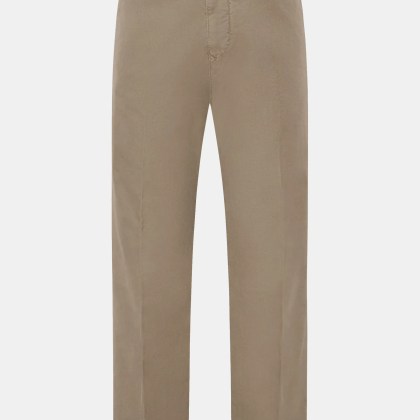 Incotex Slacks - Herren - Baumwollhose graubraun Incotex Slacks - Herren - Baumwollhose graubraun