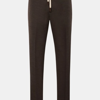 Marco Pescarolo - Herren - Jogpants %27Caracciolo%27 dunkelbraun meliert Marco Pescarolo - Herren - Jogpants %27Caracciolo%27 dunkelbraun meliert