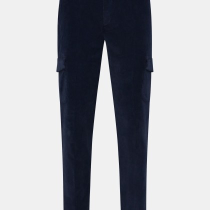 04651/ A trip in a bag - Herren - Cord-Cargohose navy 04651/ A trip in a bag - Herren - Cord-Cargohose navy