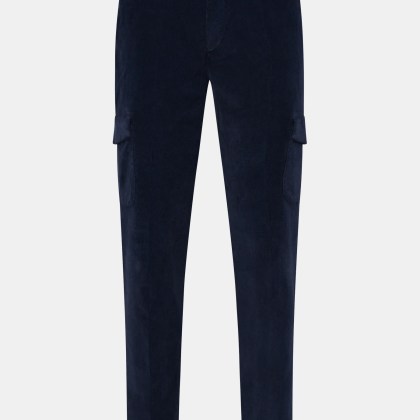 04651/ A trip in a bag - Herren - Cord-Cargohose navy 04651/ A trip in a bag - Herren - Cord-Cargohose navy
