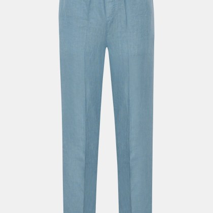 04651/ A trip in a bag - Herren - Leinen-Jogpants %27Linen Pants%27 rauchblau 04651/ A trip in a bag - Herren - Leinen-Jogpants %27Linen Pants%27 rauchblau