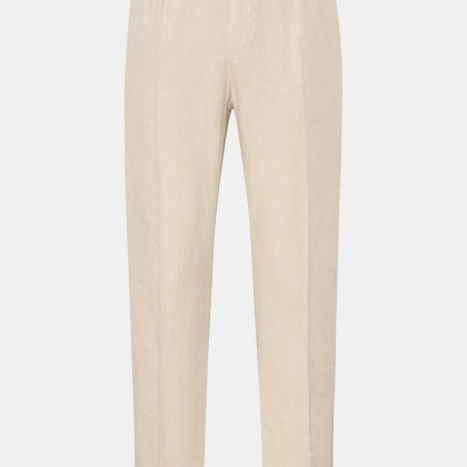 04651/ A trip in a bag - Herren - Leinen-Jogpants %27Linen Pants%27 beige 04651/ A trip in a bag - Herren - Leinen-Jogpants %27Linen Pants%27 beige