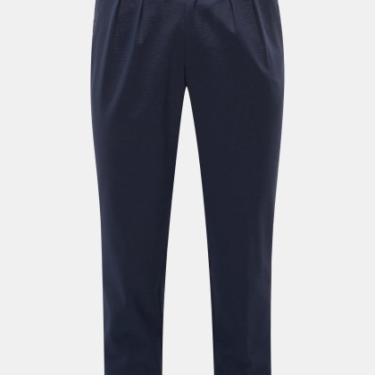 04651/ A trip in a bag - Herren - Seersucker-Hose %27The Pant%27 navy 04651/ A trip in a bag - Herren - Seersucker-Hose %27The Pant%27 navy