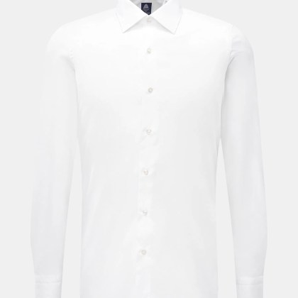 Finamore - Herren - Business Hemd %27Rodi Napoli%27 Kent-Kragen weiß Finamore - Herren - Business Hemd %27Rodi Napoli%27 Kent-Kragen weiß