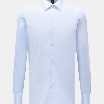 Finamore - Herren - Business Hemd %27Rodi Napoli%27 Kent-Kragen hellblau Finamore - Herren - Business Hemd %27Rodi Napoli%27 Kent-Kragen hellblau