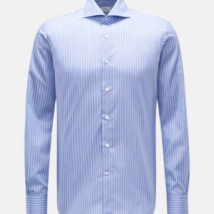 BRAUN Hamburg - Herren - Business Hemd Haifisch-Kragen blau/weiß gestreift BRAUN Hamburg - Herren - Business Hemd Haifisch-Kragen blau/weiß gestreift