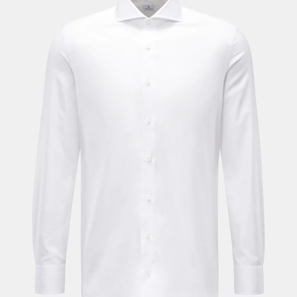 Truzzi - Herren - Oxford Hemd Haifisch-Kragen %27Napoli Busto%27 weiß Truzzi - Herren - Oxford Hemd Haifisch-Kragen %27Napoli Busto%27 weiß