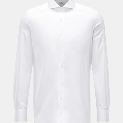 Truzzi - Herren - Oxford Hemd Haifisch-Kragen %27Napoli Busto%27 weiß Truzzi - Herren - Oxford Hemd Haifisch-Kragen %27Napoli Busto%27 weiß