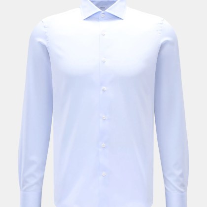 BRAUN Hamburg - Herren - Business Hemd Haifisch-Kragen hellblau BRAUN Hamburg - Herren - Business Hemd Haifisch-Kragen hellblau