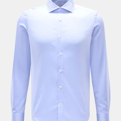 BRAUN Hamburg - Herren - Business Hemd Haifisch-Kragen hellblau BRAUN Hamburg - Herren - Business Hemd Haifisch-Kragen hellblau