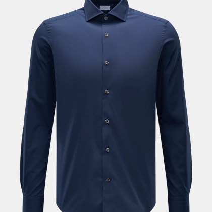 BRAUN Hamburg - Herren - Business Hemd Haifisch-Kragen navy BRAUN Hamburg - Herren - Business Hemd Haifisch-Kragen navy