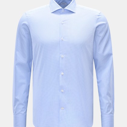 BRAUN Hamburg - Herren - Business Hemd Haifisch-Kragen hellblau/weiß kariert BRAUN Hamburg - Herren - Business Hemd Haifisch-Kragen hellblau/weiß kariert