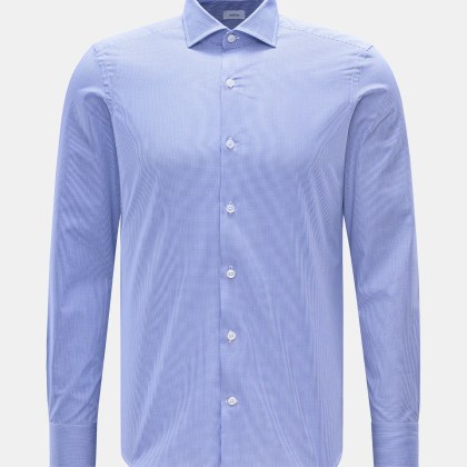 BRAUN Hamburg - Herren - Business Hemd Haifisch-Kragen dunkelblau/weiß kariert BRAUN Hamburg - Herren - Business Hemd Haifisch-Kragen dunkelblau/weiß kariert