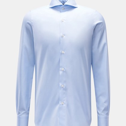 Finamore - Herren - Business Hemd %27Sergio Napoli%27 Haifisch-Kragen hellblau Finamore - Herren - Business Hemd %27Sergio Napoli%27 Haifisch-Kragen hellblau