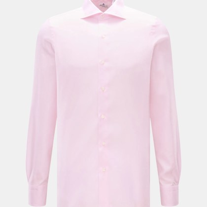 Finamore - Herren - Business Hemd %27Edoardo Napoli%27 Haifisch-Kragen rosé Finamore - Herren - Business Hemd %27Edoardo Napoli%27 Haifisch-Kragen rosé