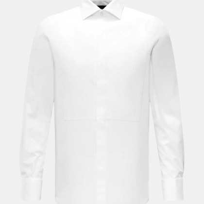 Finamore - Herren - Smokinghemd %27Luigi Napoli%27 Kent-Kragen weiß Finamore - Herren - Smokinghemd %27Luigi Napoli%27 Kent-Kragen weiß