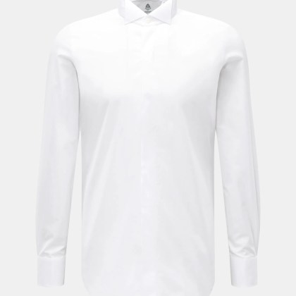 Finamore - Herren - Smokinghemd %27Luciano%27 Kläppchen-Kragen weiß Finamore - Herren - Smokinghemd %27Luciano%27 Kläppchen-Kragen weiß