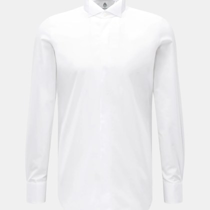 Finamore - Herren - Smokinghemd %27Luciano%27 Kläppchen-Kragen weiß Finamore - Herren - Smokinghemd %27Luciano%27 Kläppchen-Kragen weiß