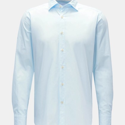 BRAUN Hamburg Essentials - Herren - Casual Hemd Haifisch-Kragen hellblau BRAUN Hamburg Essentials - Herren - Casual Hemd Haifisch-Kragen hellblau