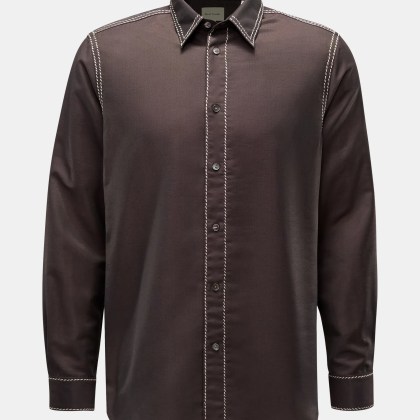 Paul Smith - Herren - Casual Hemd Kent-Kragen dunkelbraun Paul Smith - Herren - Casual Hemd Kent-Kragen dunkelbraun
