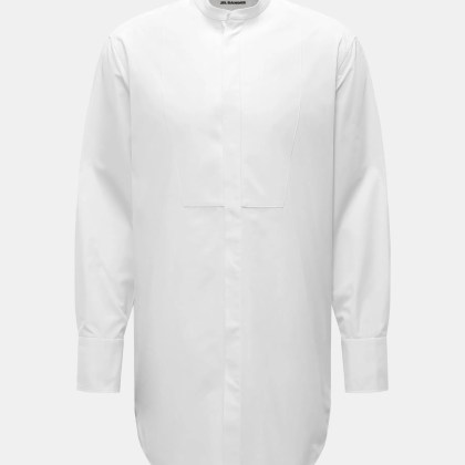 Jil Sander - Herren - Casual Hemd Grandad-Kragen weiß Jil Sander - Herren - Casual Hemd Grandad-Kragen weiß