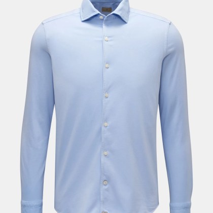 Sonrisa - Herren - Jersey-Hemd Haifisch-Kragen hellblau Sonrisa - Herren - Jersey-Hemd Haifisch-Kragen hellblau