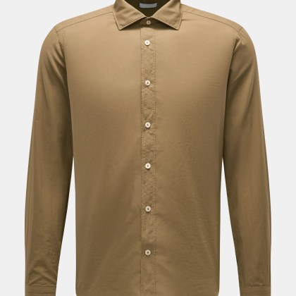 BRAUN Hamburg Essentials - Herren - Casual Hemd Haifisch-Kragen camel BRAUN Hamburg Essentials - Herren - Casual Hemd Haifisch-Kragen camel