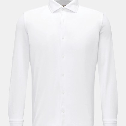 Sonrisa - Herren - Piqué-Hemd Haifisch-Kragen weiß Sonrisa - Herren - Piqué-Hemd Haifisch-Kragen weiß