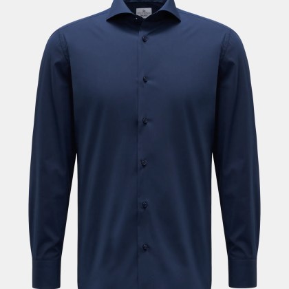 Giampaolo - Herren - Casual-Hemd Haifisch-Kragen navy Giampaolo - Herren - Casual-Hemd Haifisch-Kragen navy